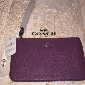 Brand new COACH Leather Wristlet